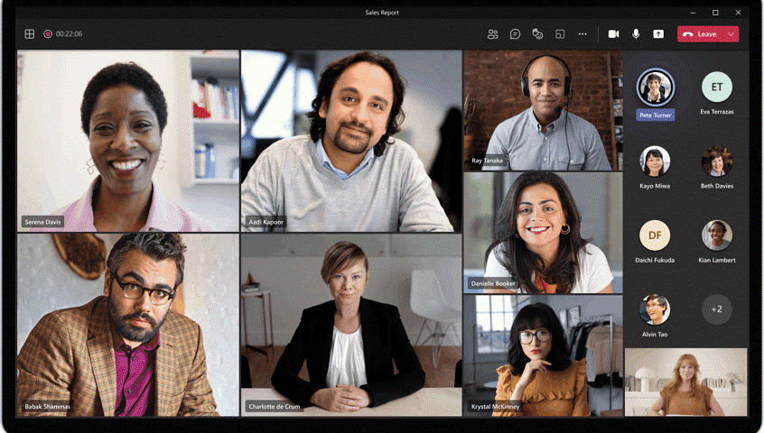 การประชุมGIF Meetings with Microsoft Teams