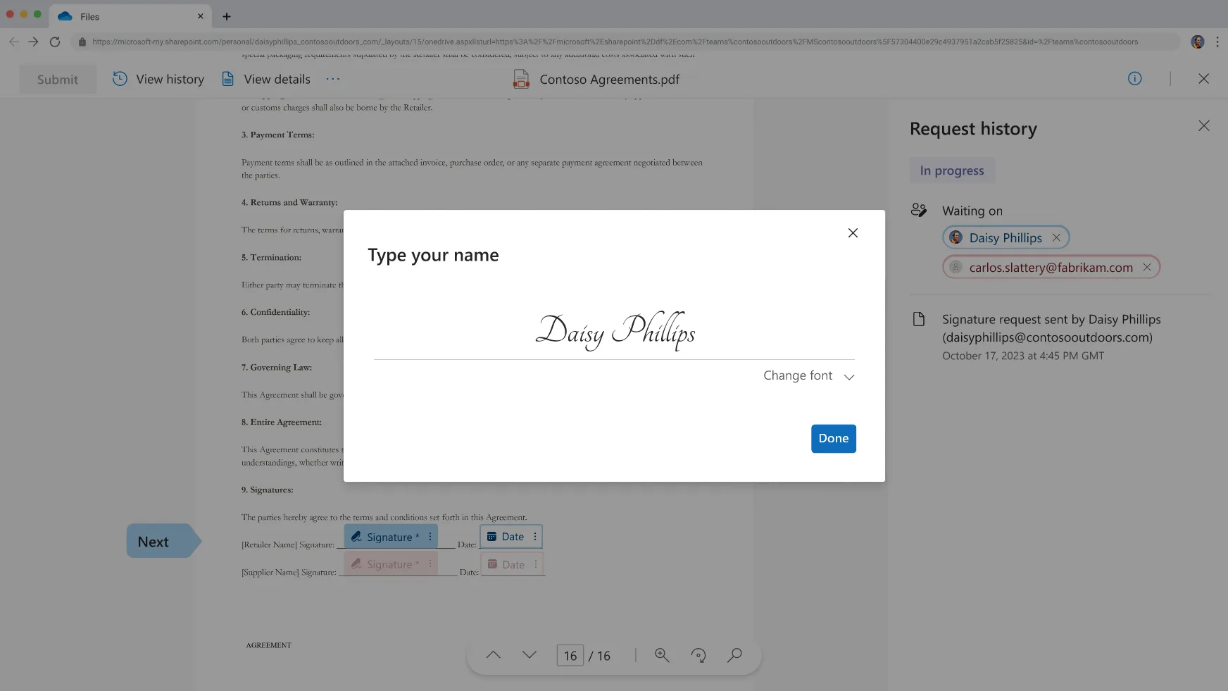 sharepoint-esignature-2 SharePoint eSignature screenshot